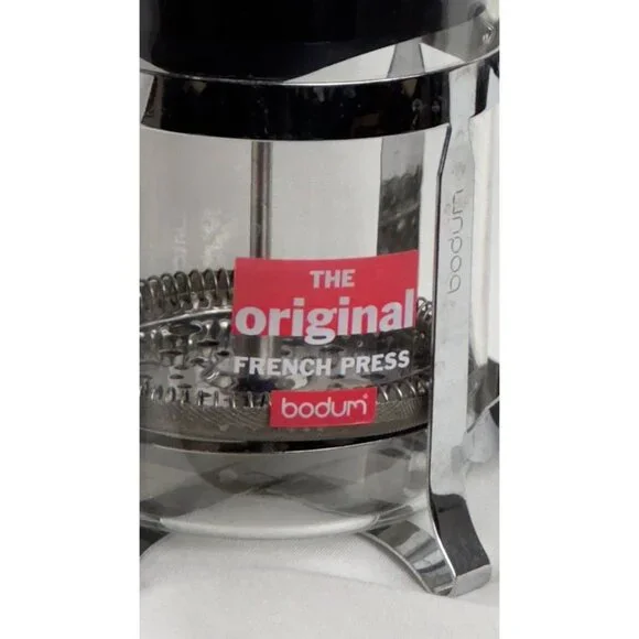 Bodum The Original French Press Coffee Maker 34 Oz Glass & Stainless Steel - Picture 2 of 10